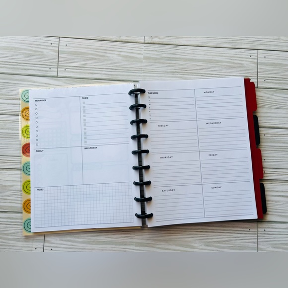 happy planner classic size weekly layout Disney Mickey Mouse - Picture 9 of 12